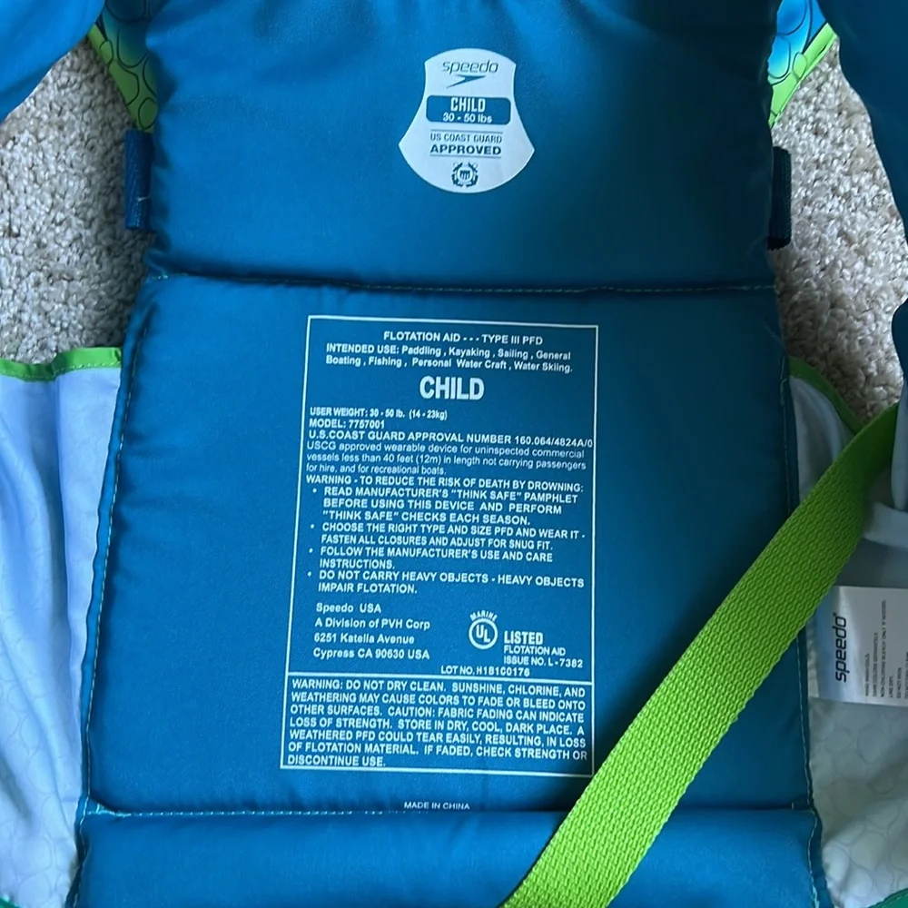 Speedo Kids Vest Float Aid - Picture 5 of 7